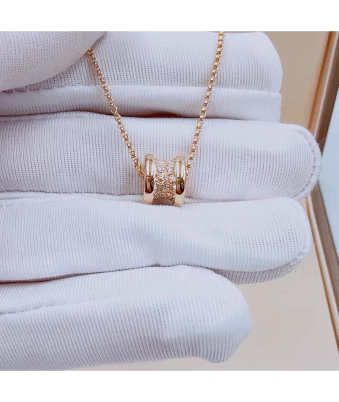 BVLGARI Розовое колье из розового золота, фото 3