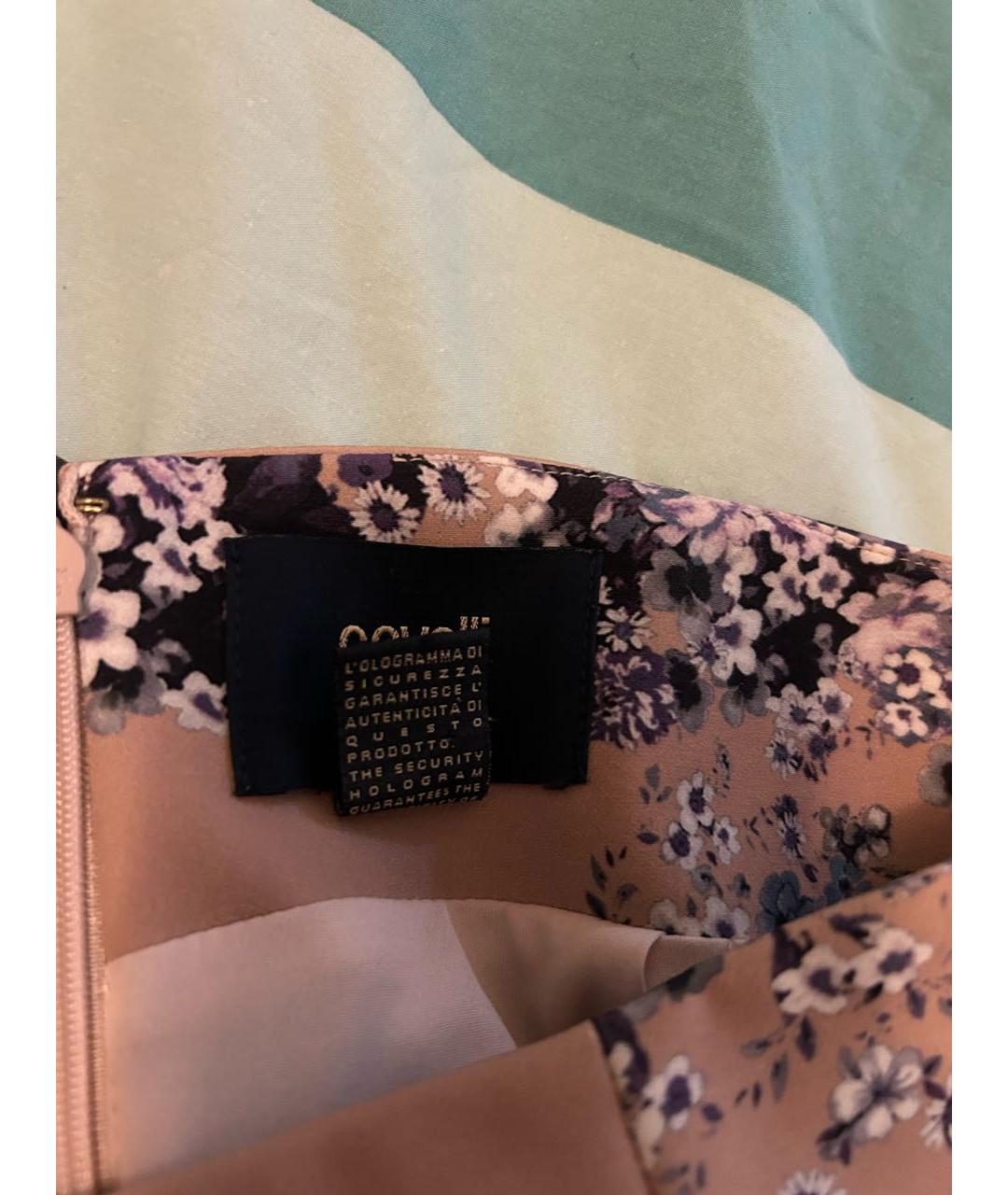 CAVALLI CLASS Бежевая полиамидовая юбка миди, фото 5