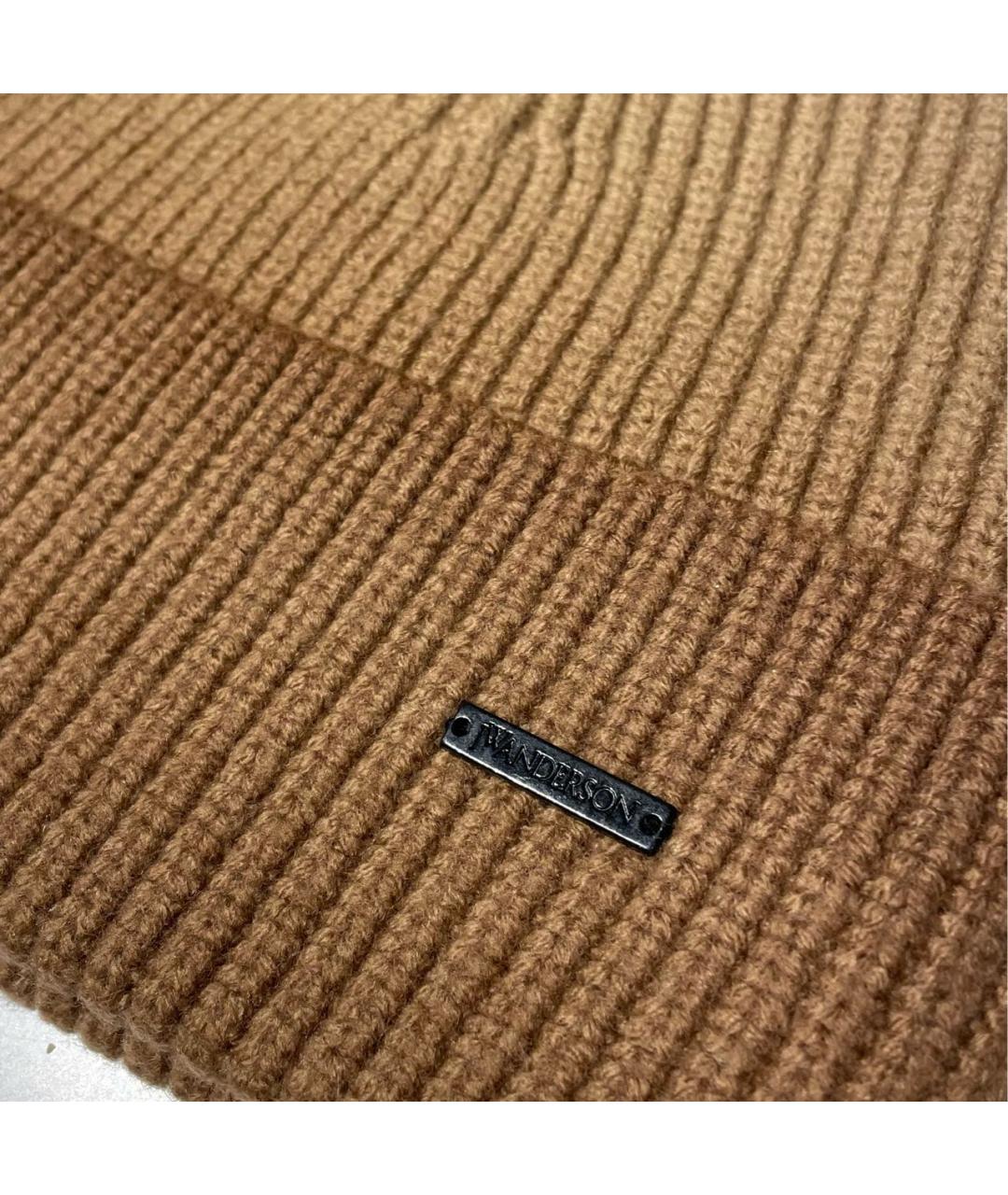 J.W.ANDERSON Коричневая шерстяная шапка, фото 3