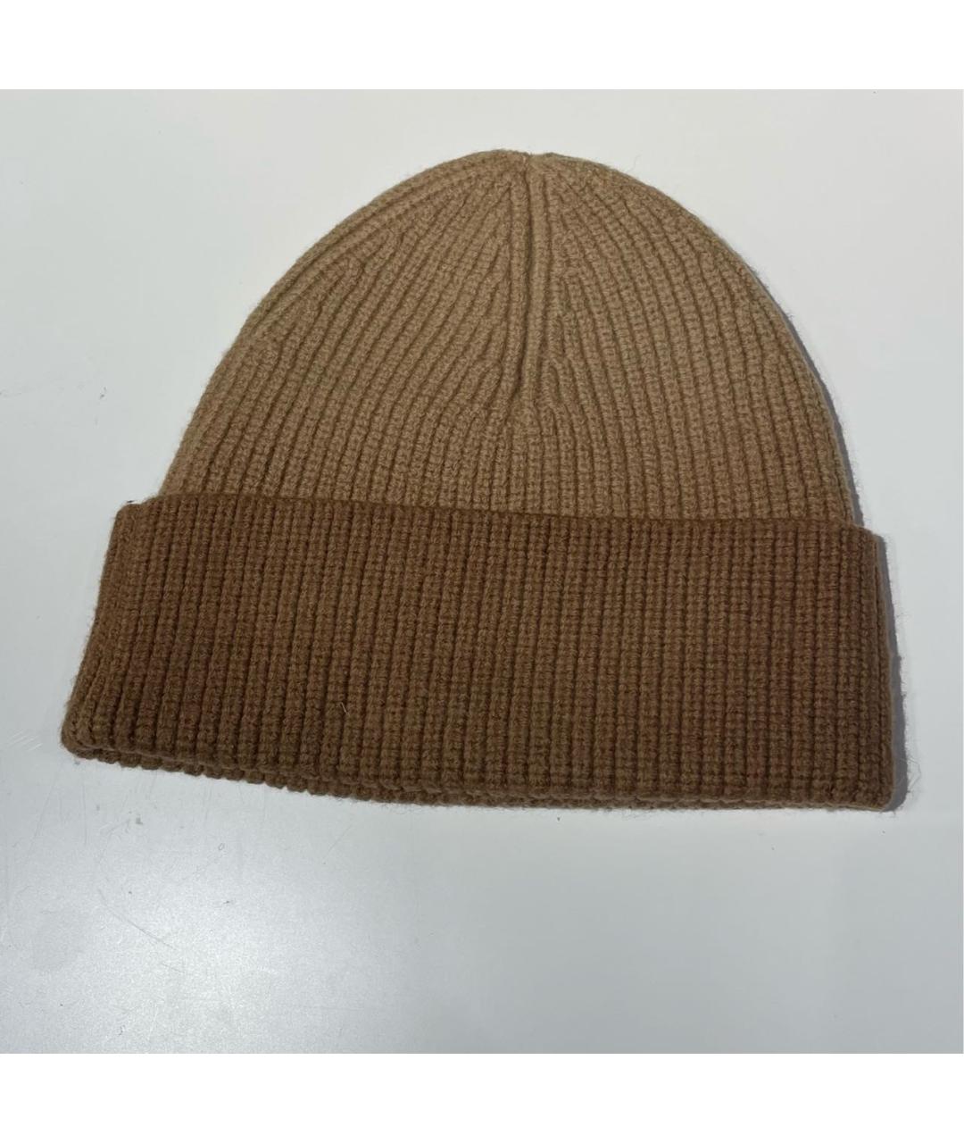 J.W.ANDERSON Коричневая шерстяная шапка, фото 2