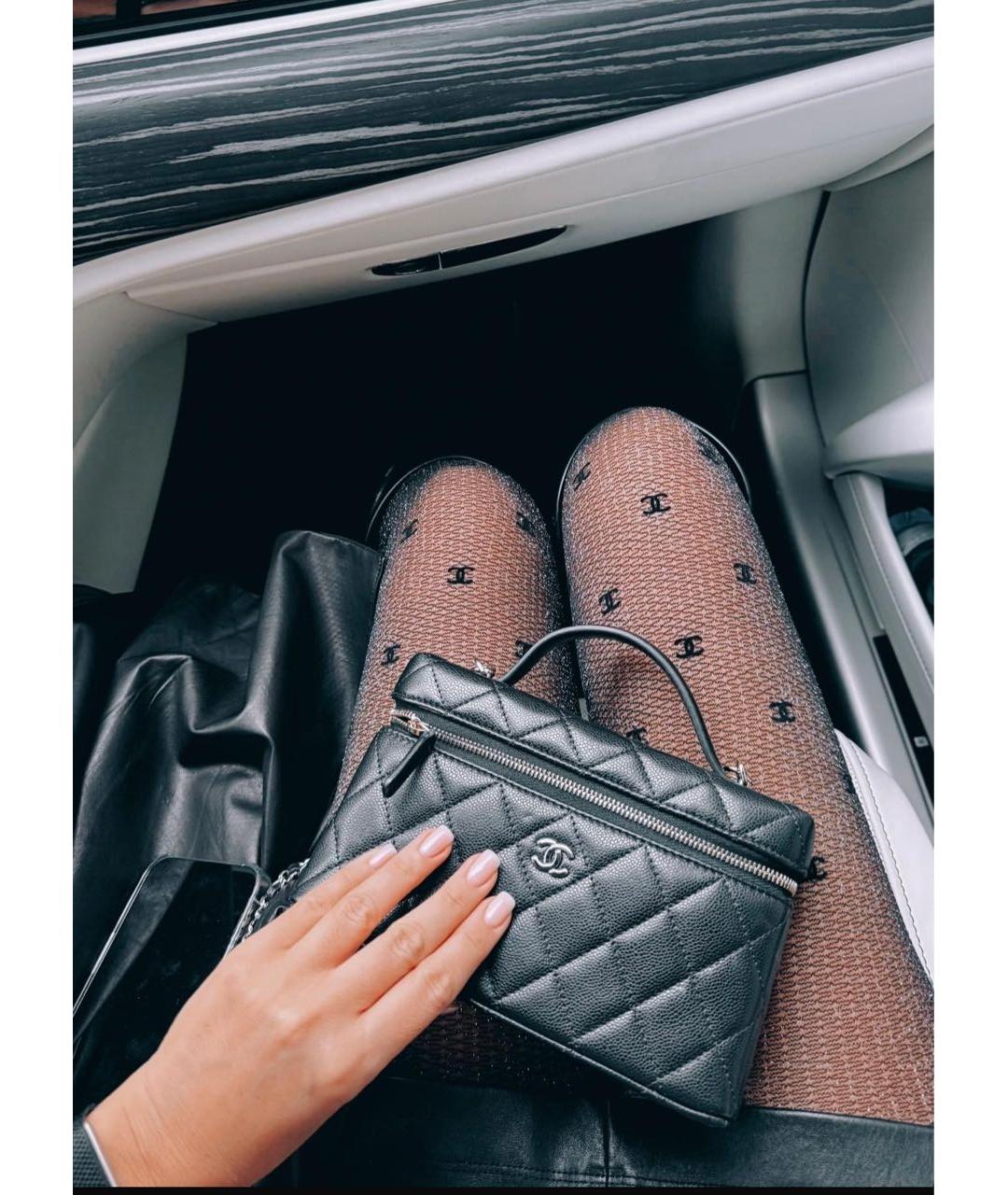 CHANEL Черные носки, чулки и колготы, фото 4