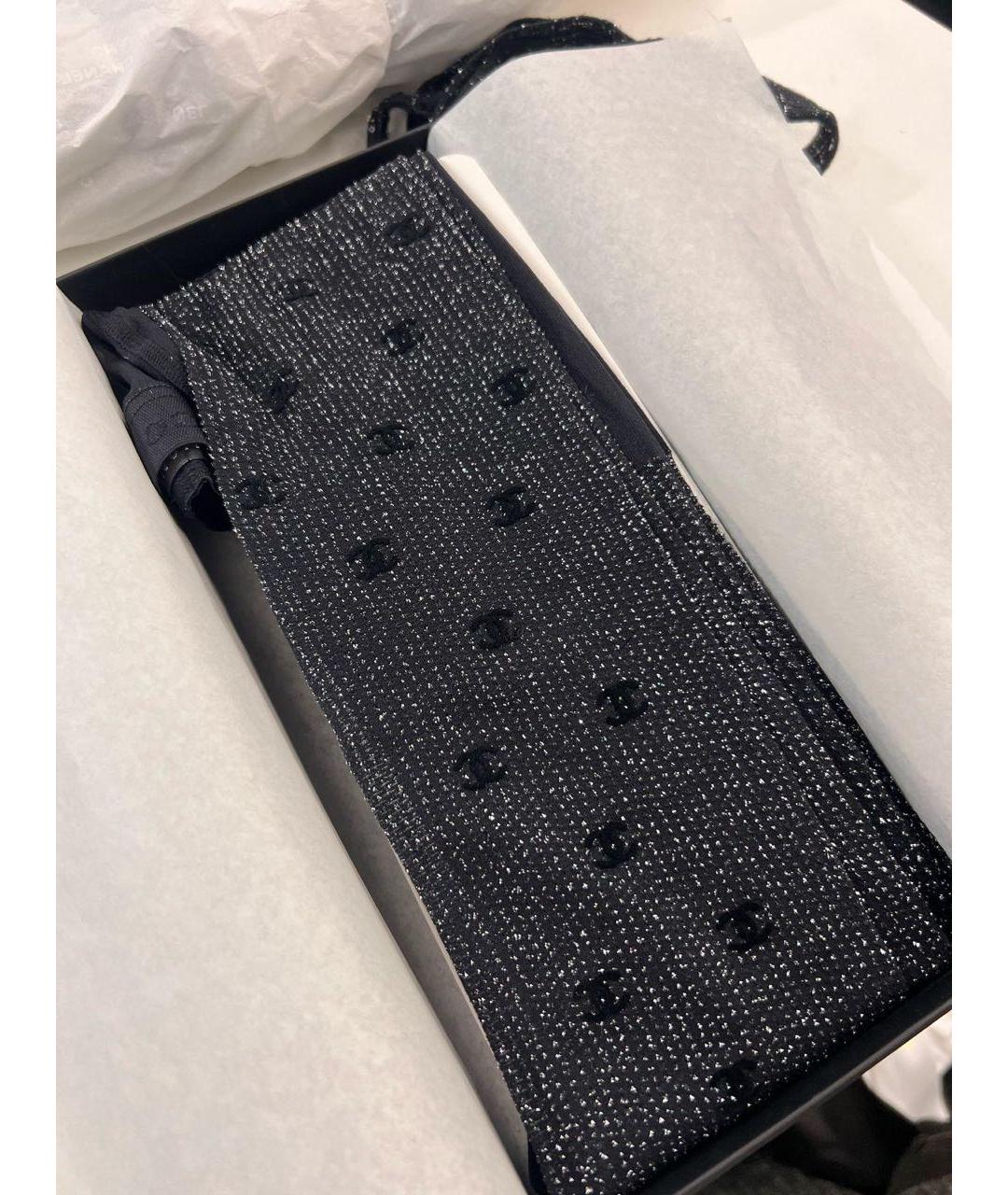 CHANEL Черные носки, чулки и колготы, фото 8