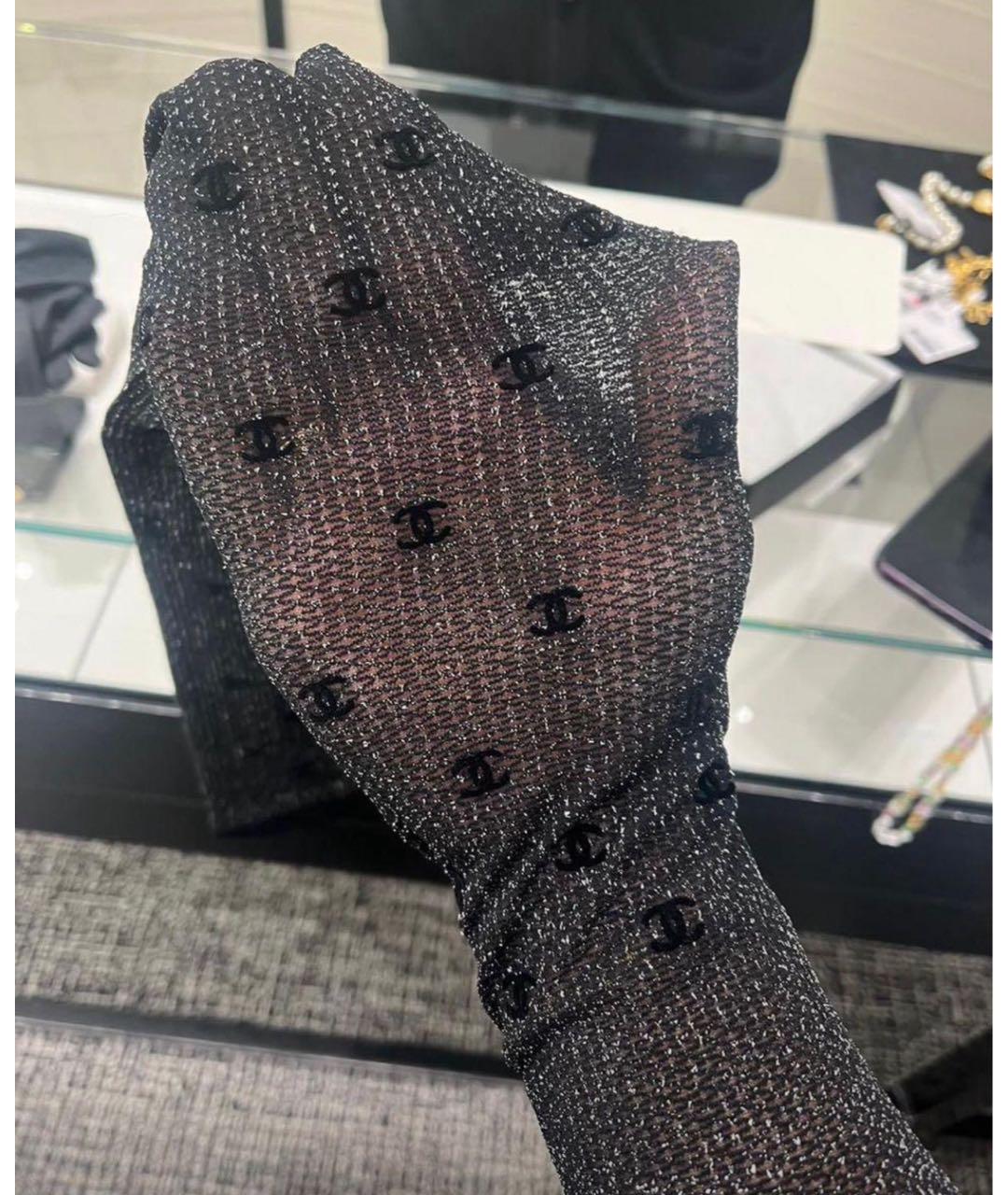 CHANEL Черные носки, чулки и колготы, фото 3