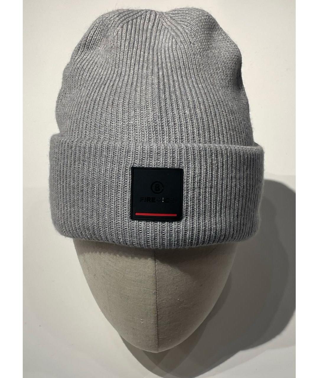 BOGNER Серая шерстяная шапка, фото 6