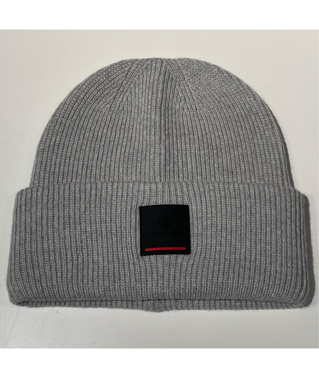 BOGNER Серая шерстяная шапка, фото 8
