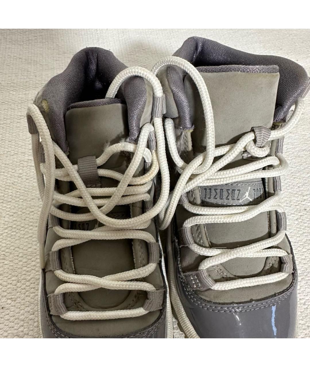 JORDAN Серые замшевые кеды, фото 3