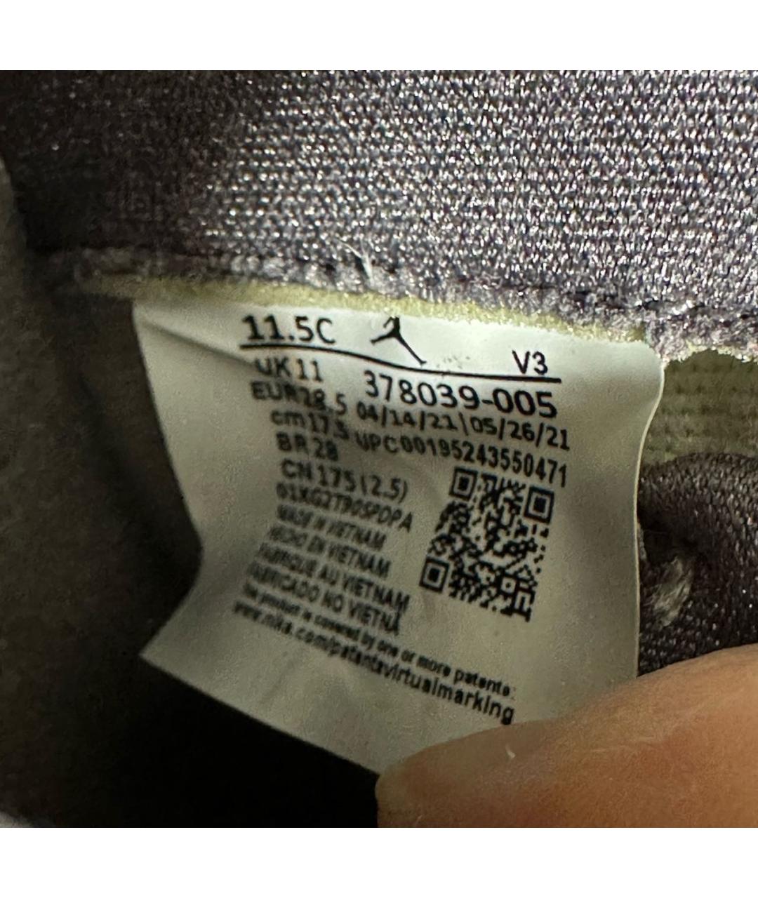 JORDAN Серые замшевые кеды, фото 7