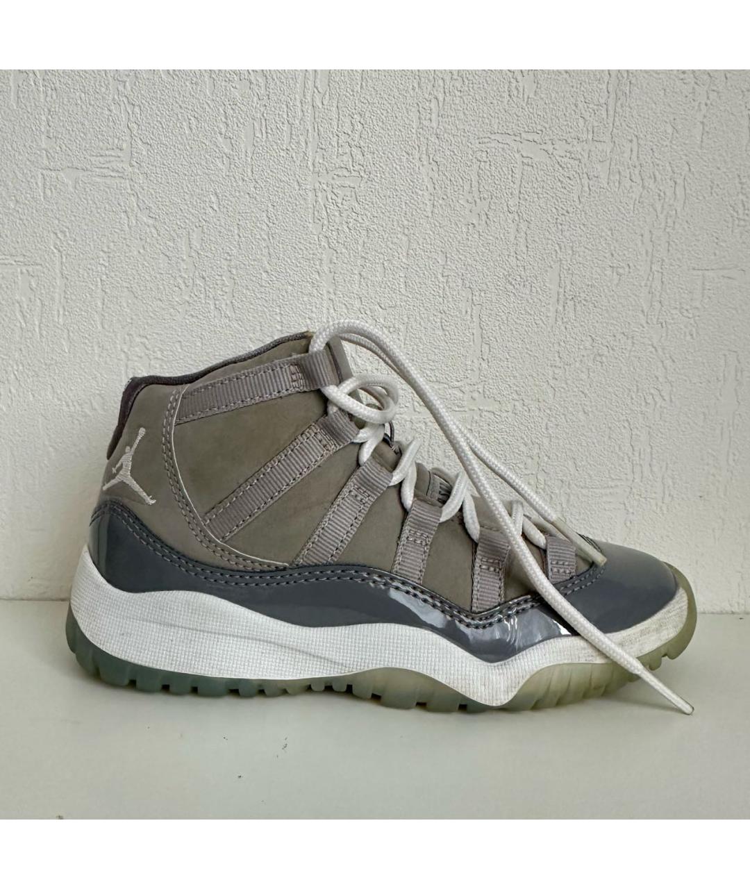 JORDAN Серые замшевые кеды, фото 9