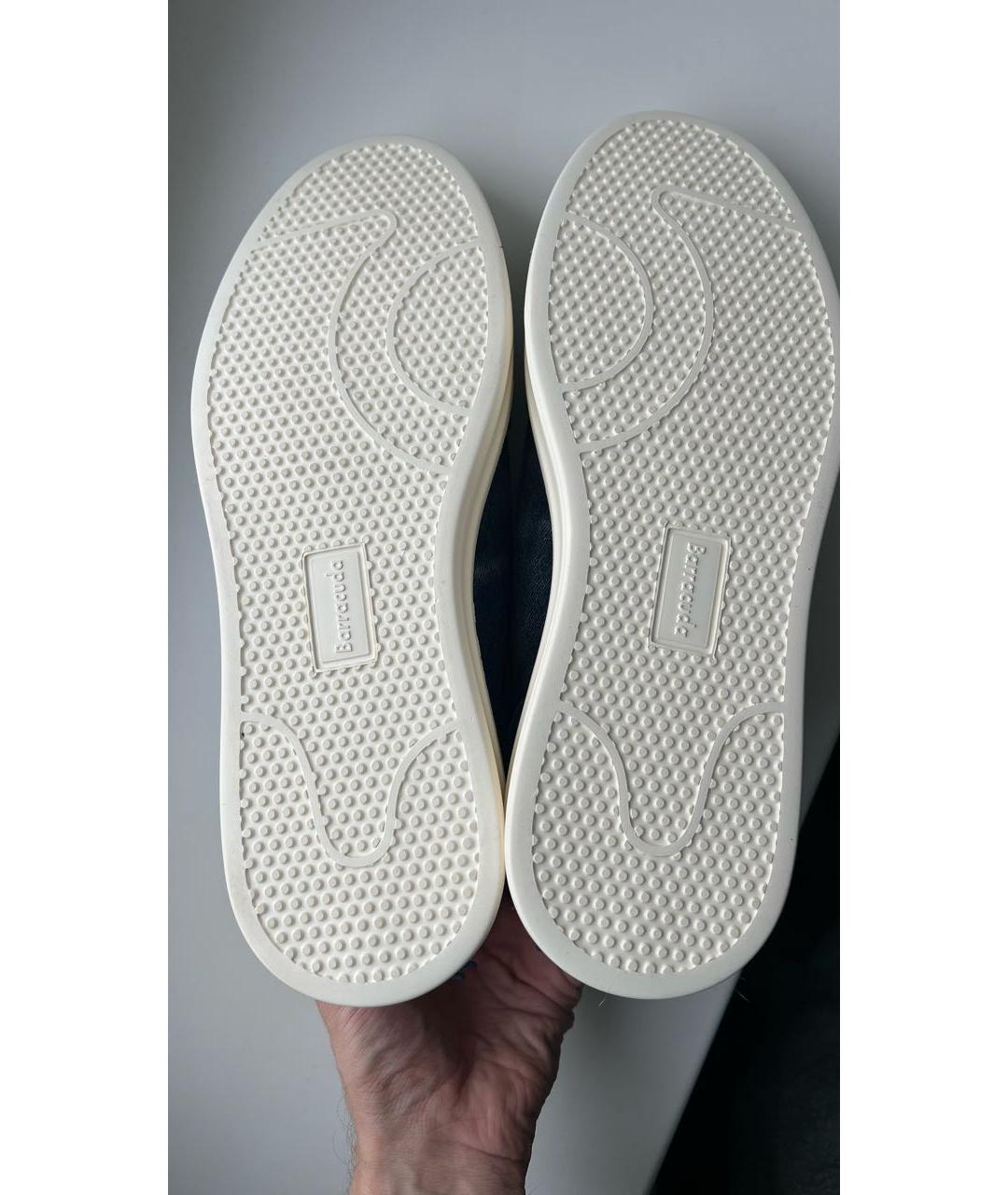 BARRACUDA Темно-синие текстильные низкие кроссовки / кеды, фото 6