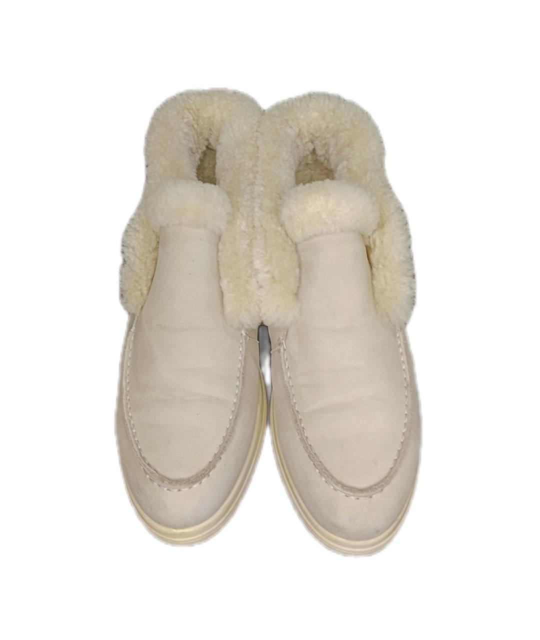 12 STOREEZ Бежевые нубуковые лоферы, фото 2