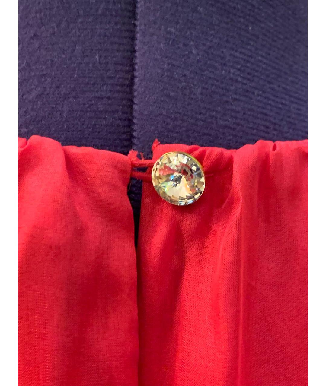 ALICE+OLIVIA Красное шелковое платье, фото 6