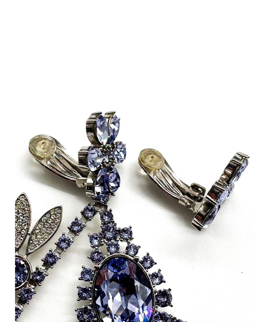 BURBERRY Фиолетовые клипсы, фото 3