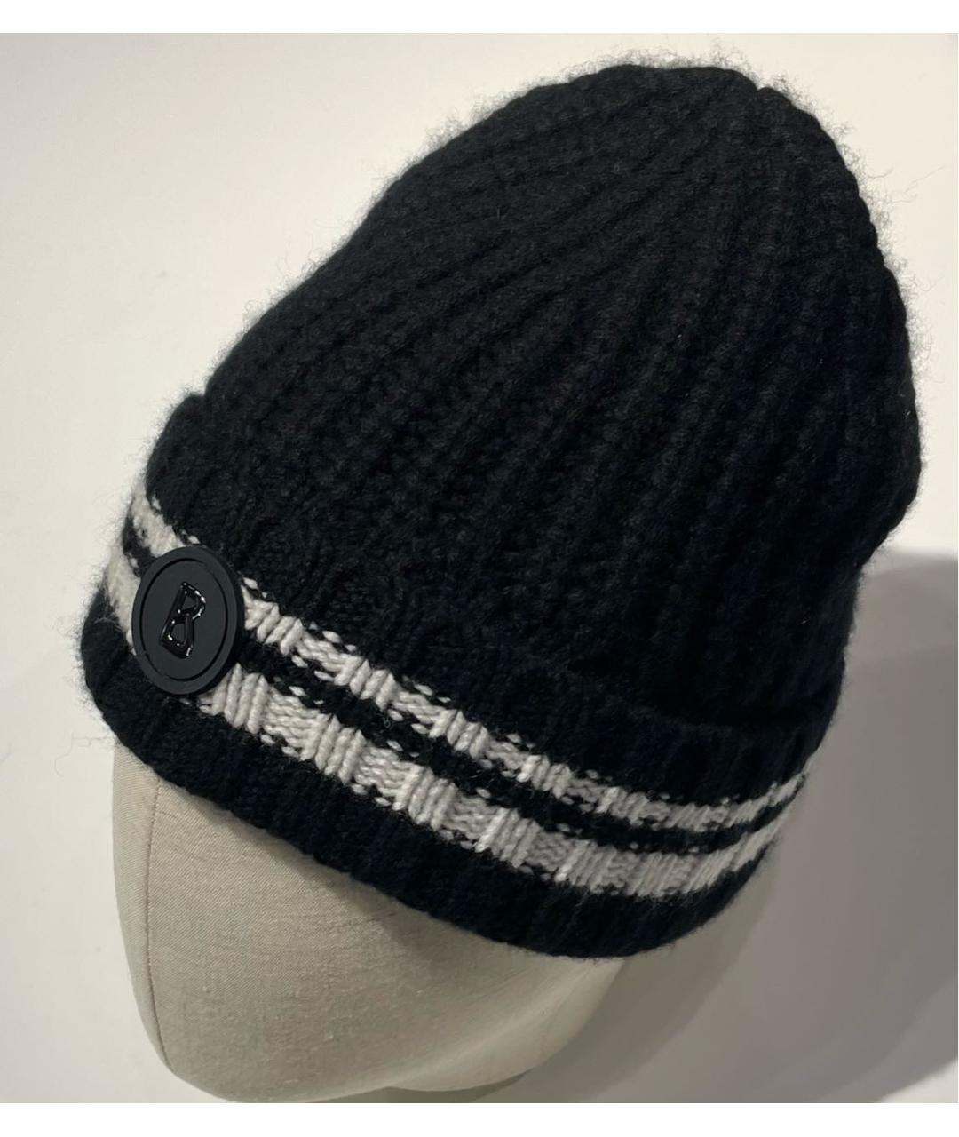 BOGNER Черная кашемировая шапка, фото 6