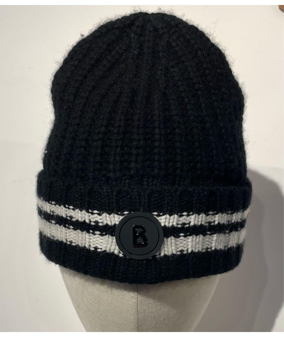 BOGNER Черная кашемировая шапка, фото 7