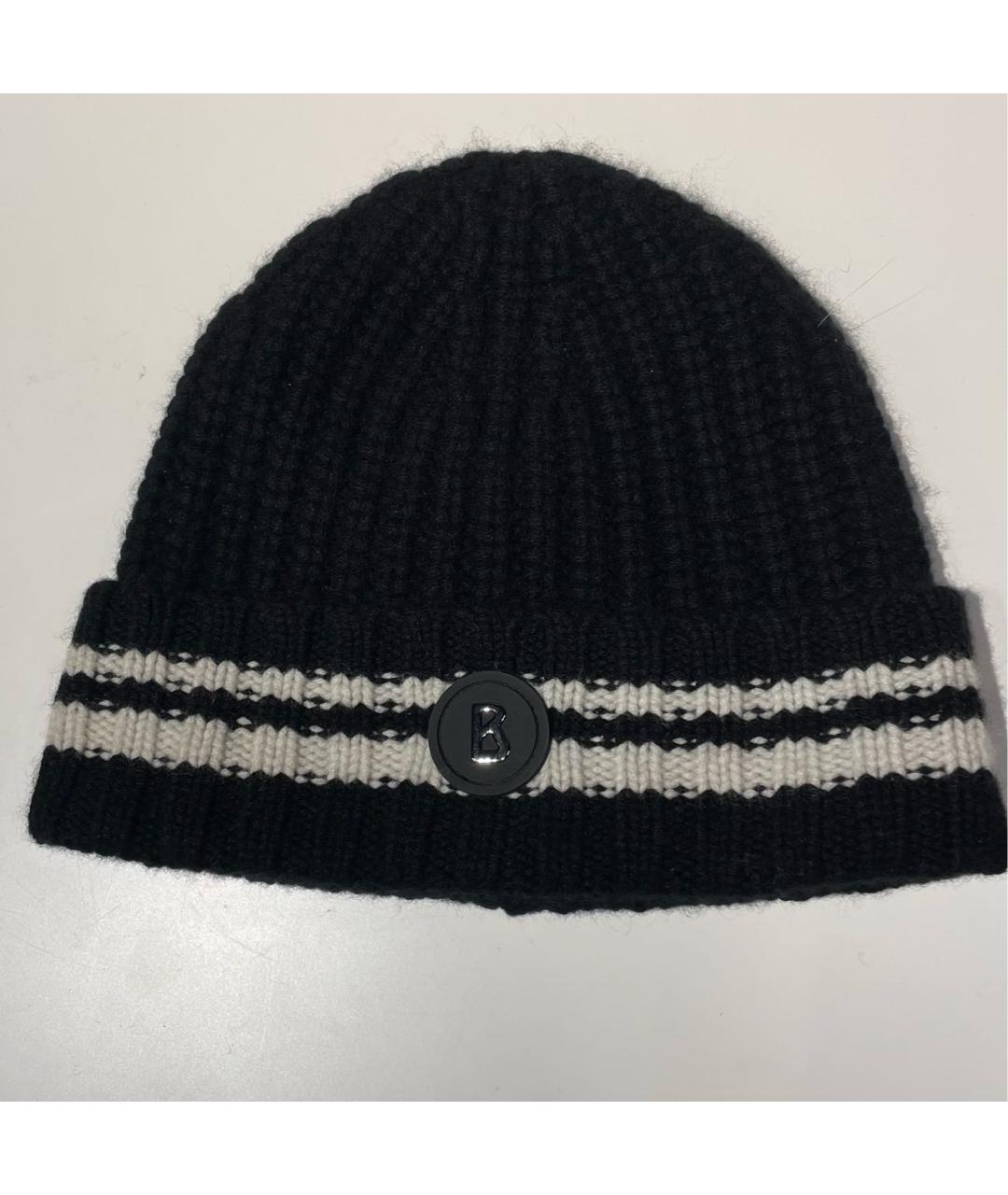 BOGNER Черная кашемировая шапка, фото 9