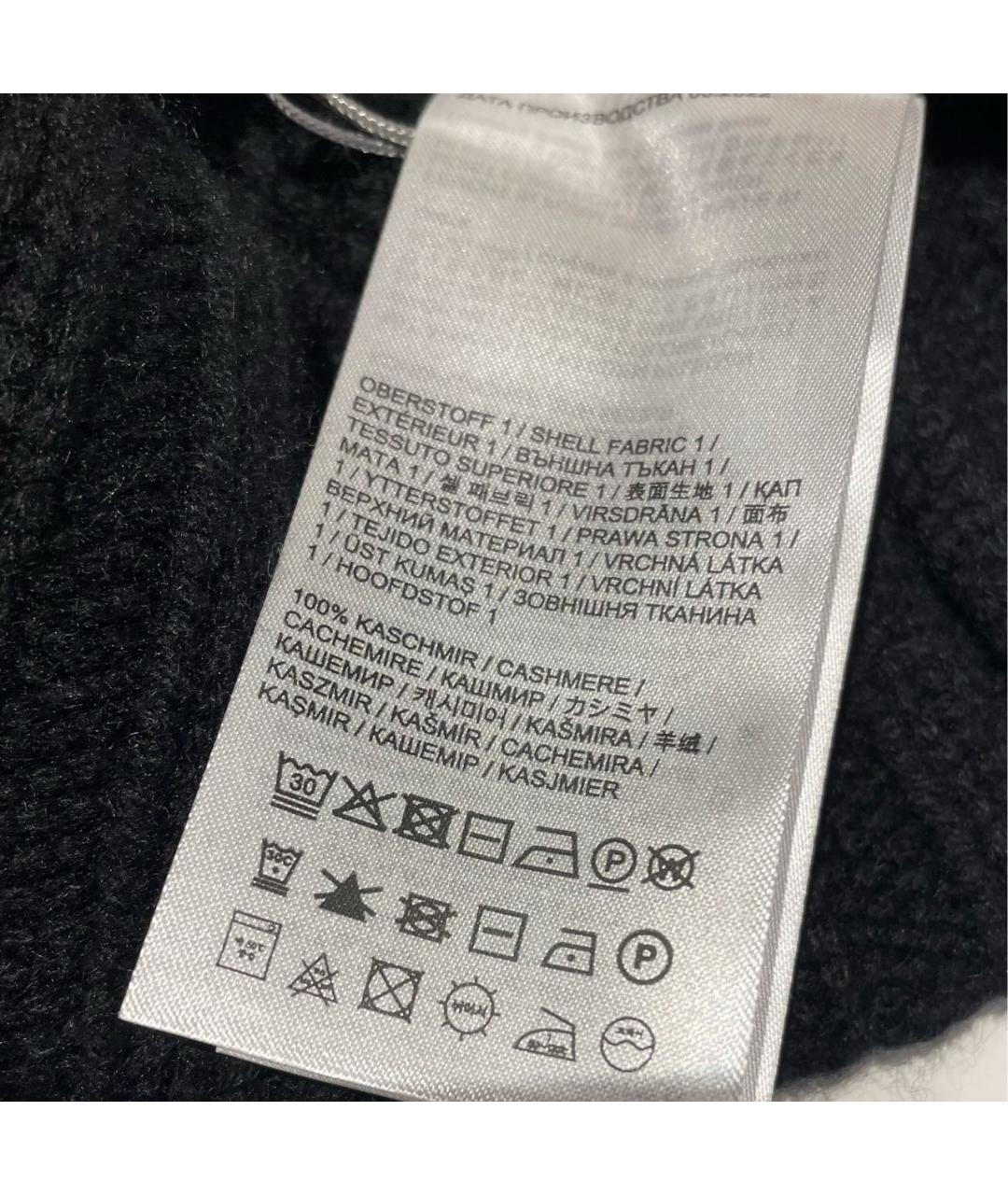 BOGNER Черная кашемировая шапка, фото 4