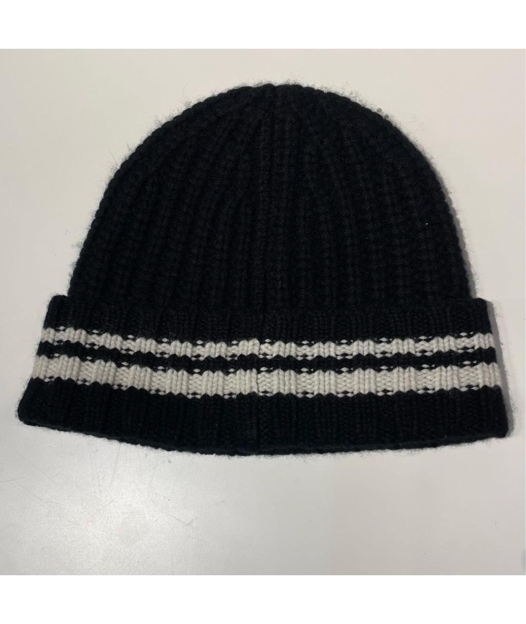 BOGNER Черная кашемировая шапка, фото 2