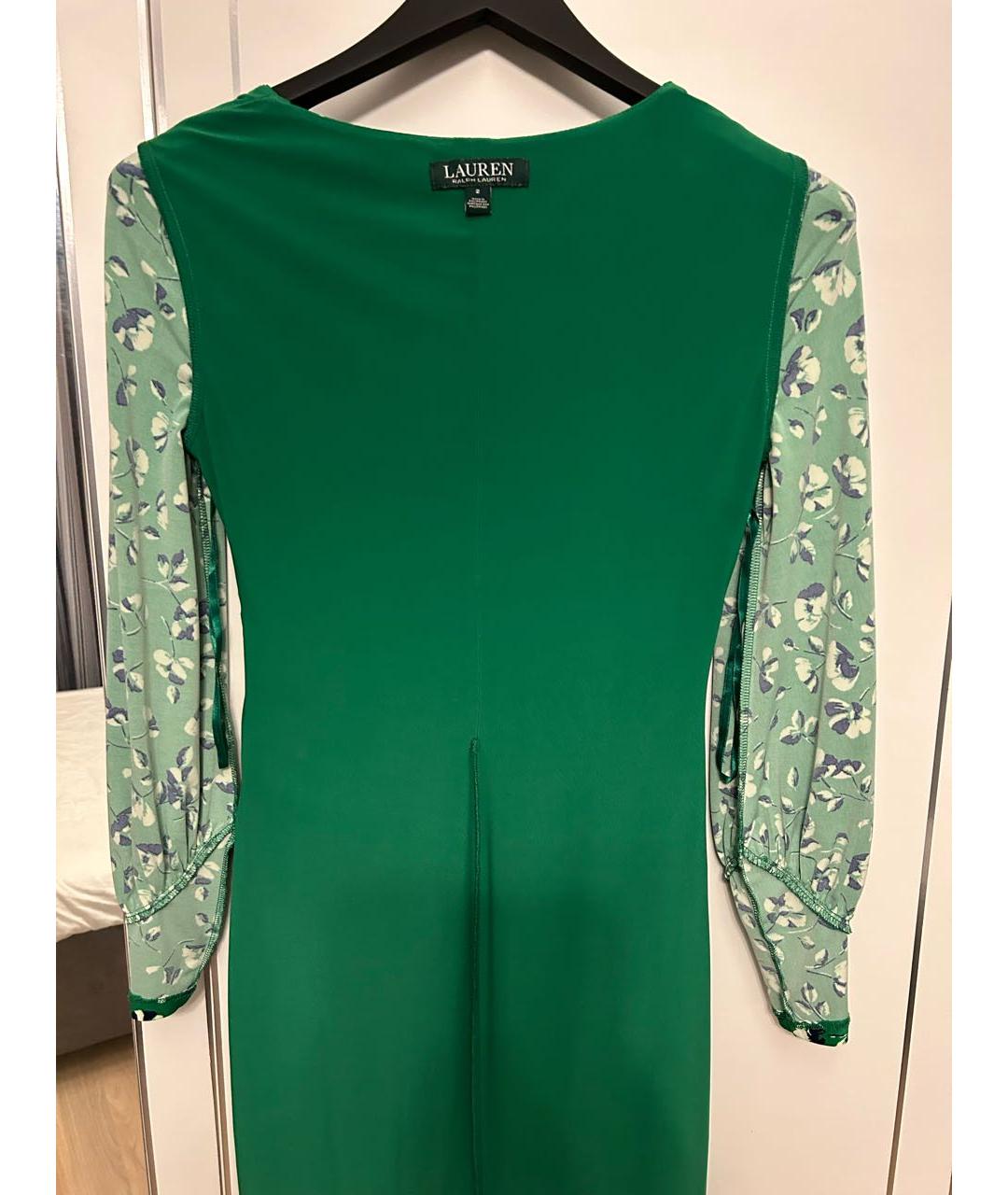 RALPH LAUREN Мульти полиэстеровое повседневное платье, фото 3