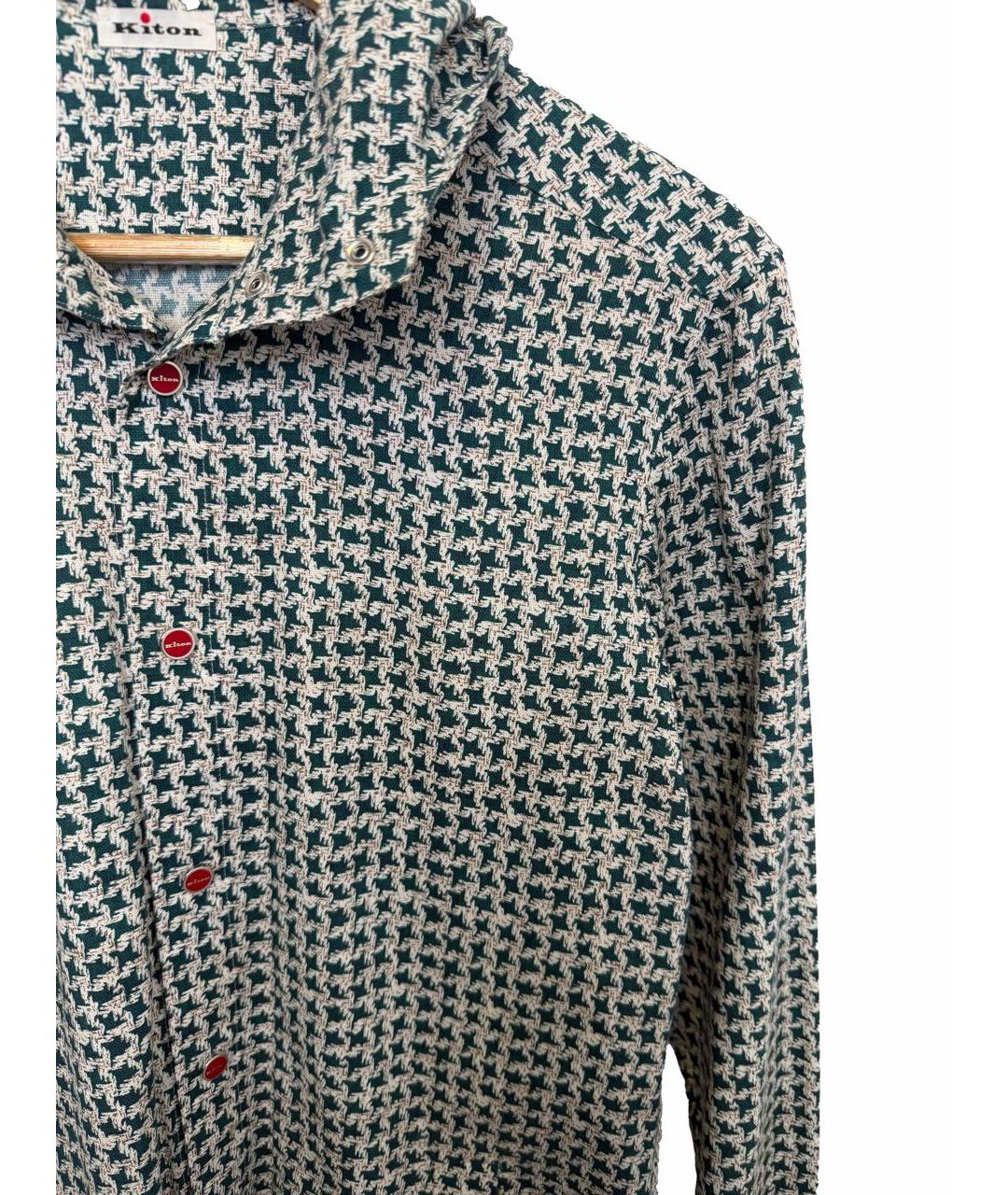 KITON Мульти хлопковая кэжуал рубашка, фото 2