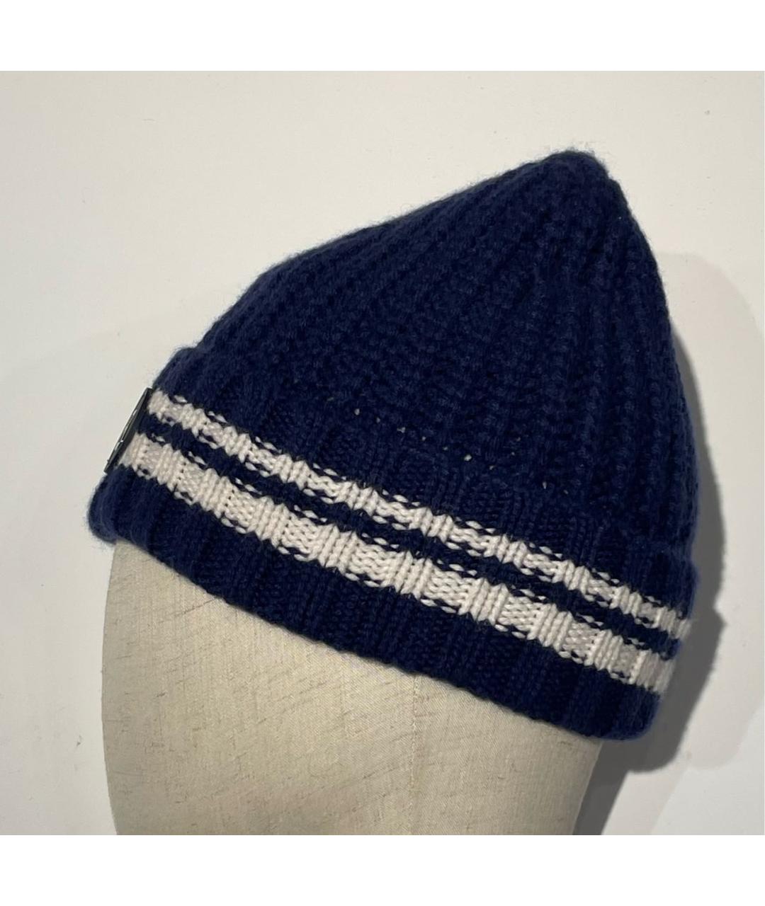BOGNER Синяя кашемировая шапка, фото 8