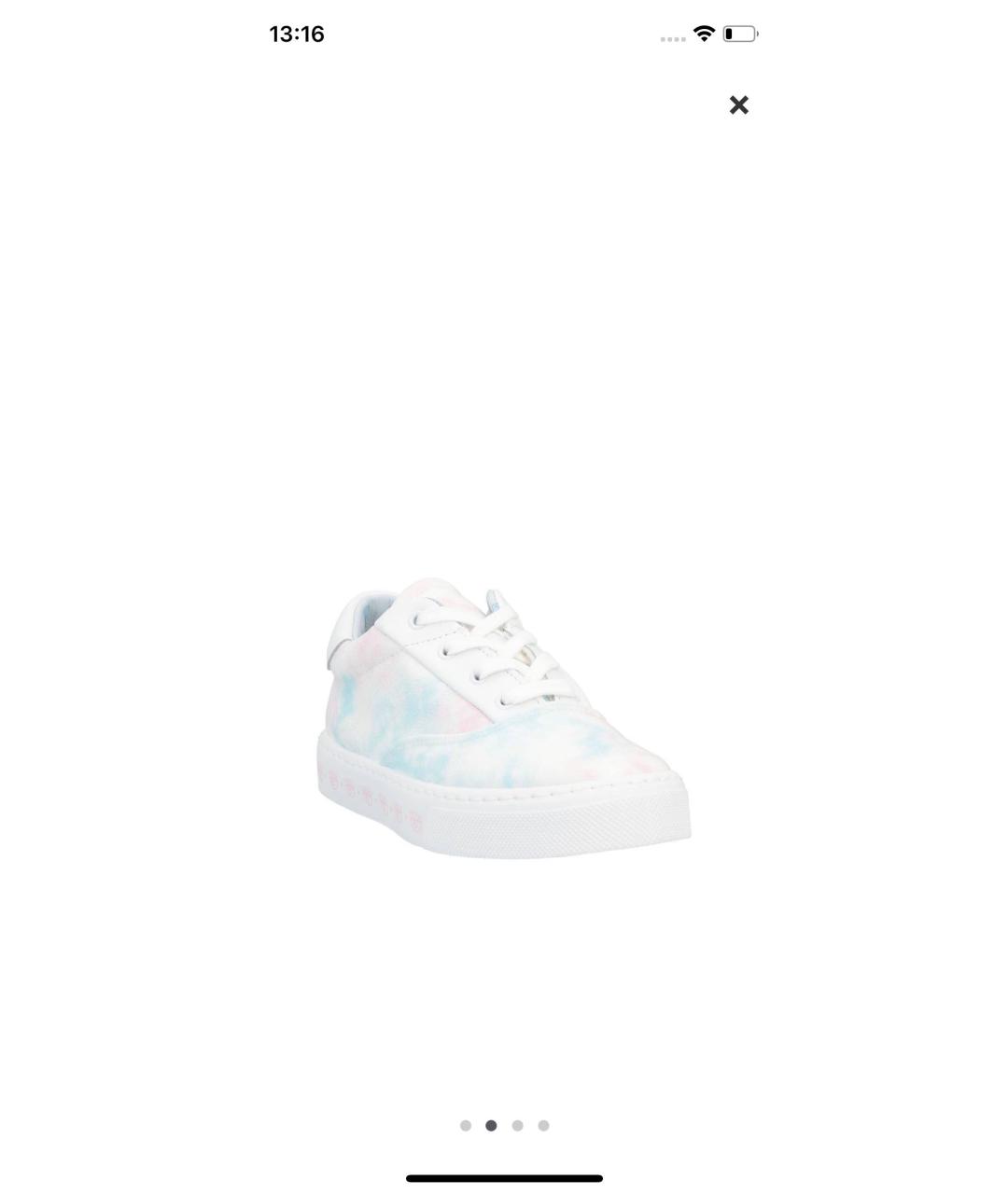 CHIARA FERRAGNI Мульти текстильные кроссовки, фото 2