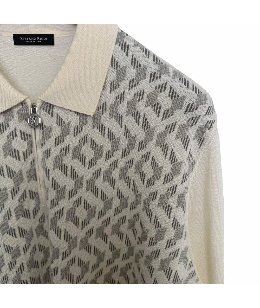 STEFANO RICCI Бежевый кашемировый кардиган, фото 2