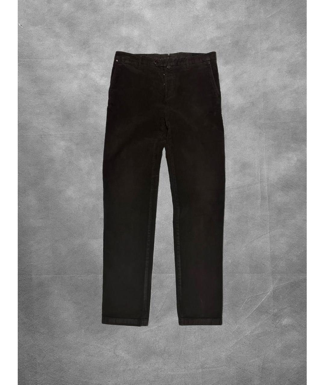 KITON Коричневые хлопко-эластановые джинсы скинни, фото 8