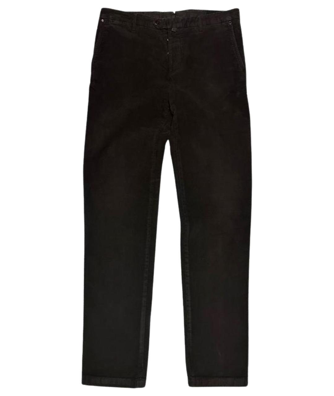 KITON Коричневые хлопко-эластановые джинсы скинни, фото 1