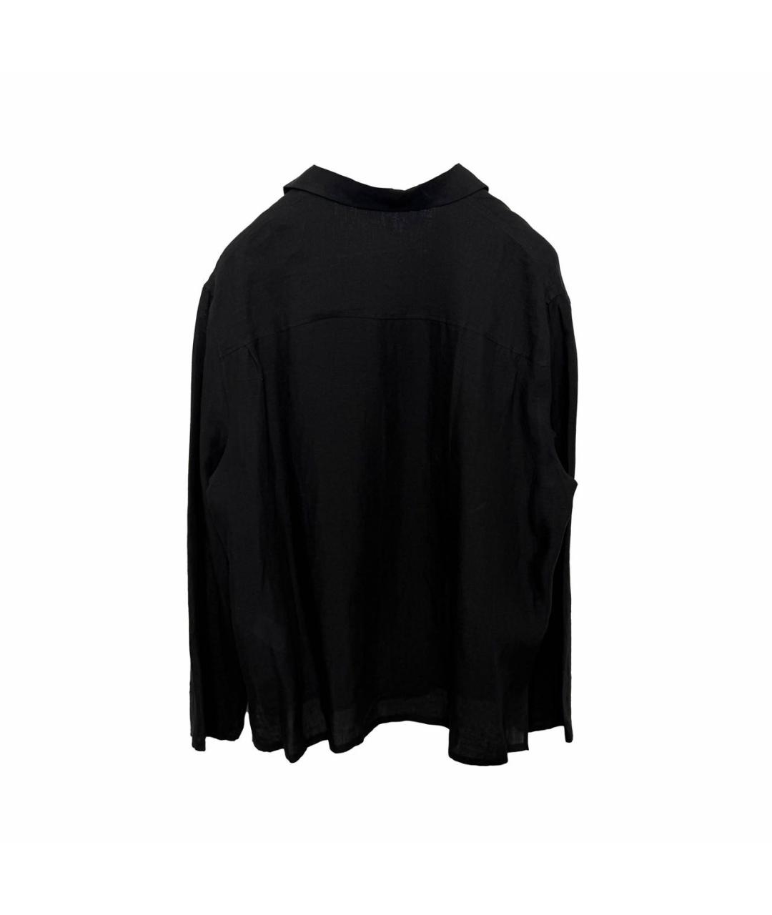 LOEWE Черная льняная кэжуал рубашка, фото 3