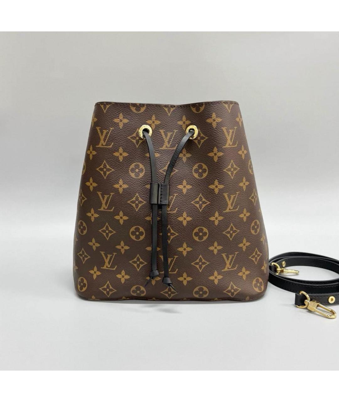 LOUIS VUITTON Коричневая сумка через плечо, фото 5