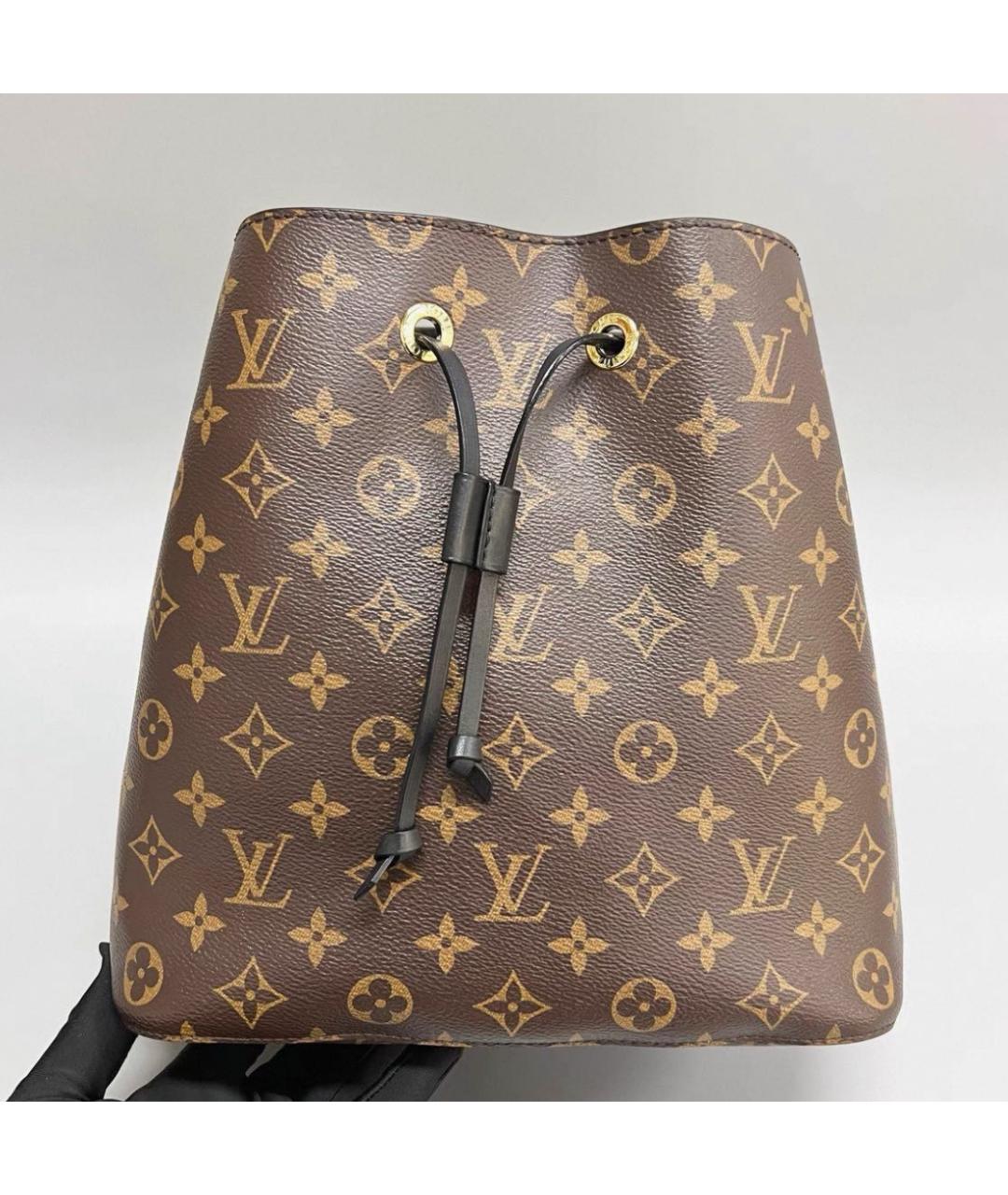 LOUIS VUITTON Коричневая сумка через плечо, фото 4