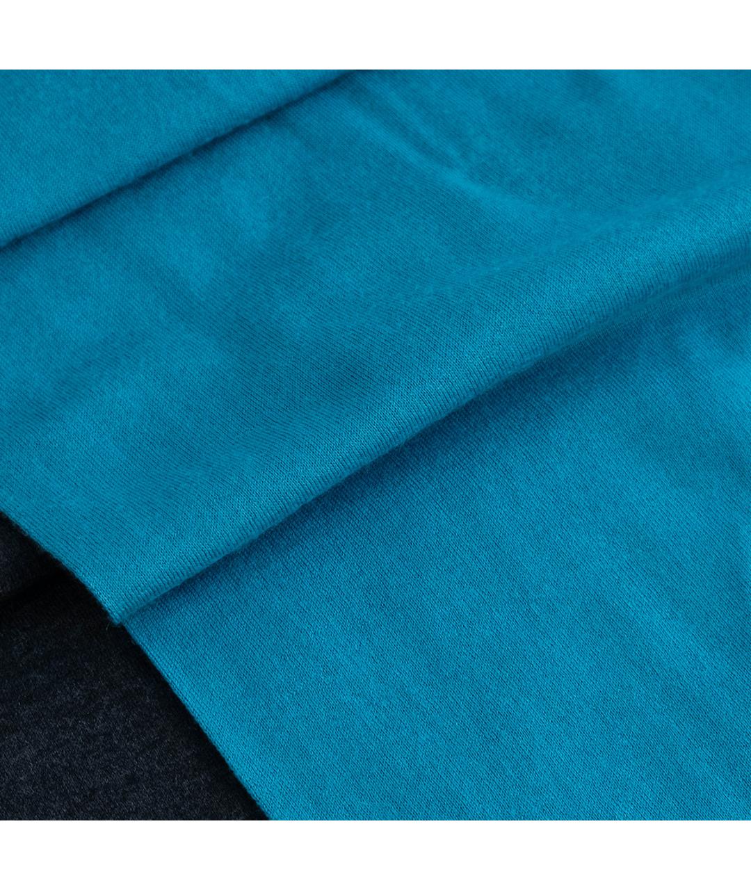 HERMES Голубой кашемировый шарф, фото 3