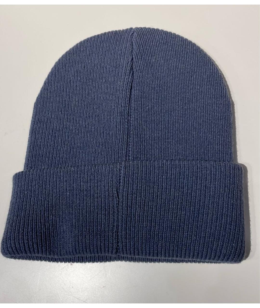 BOGNER Синяя шерстяная шапка, фото 2
