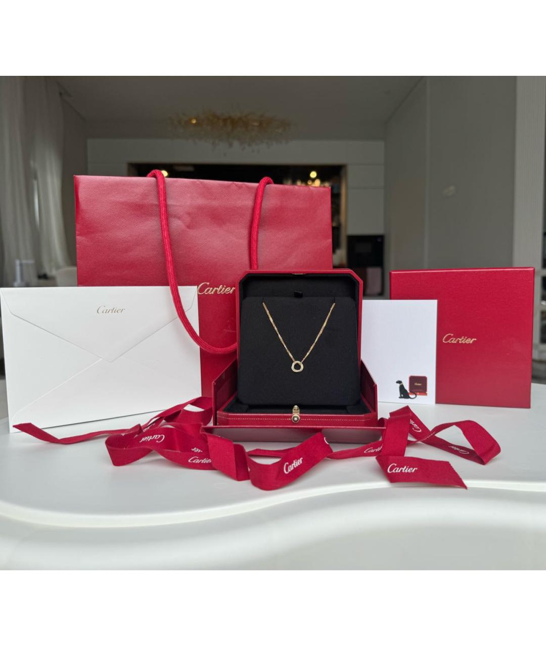 CARTIER Золотое колье из розового золота, фото 2