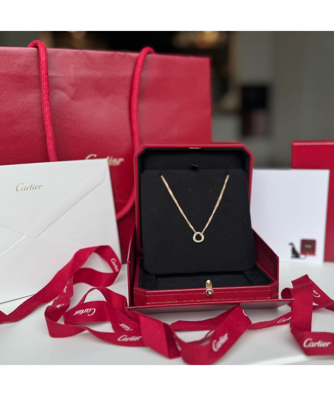 CARTIER Золотое колье из розового золота, фото 3