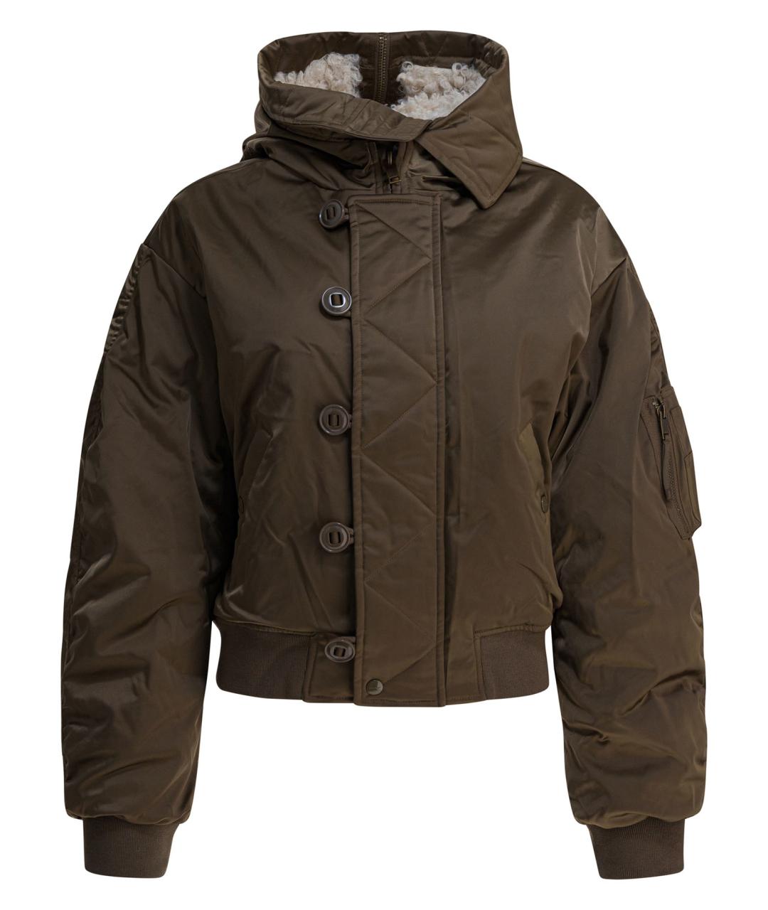 ISABEL MARANT ETOILE Коричневая полиэстеровая куртка, фото 1