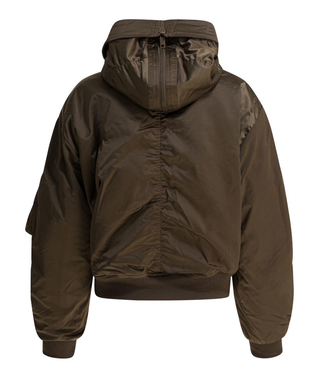 ISABEL MARANT ETOILE Коричневая полиэстеровая куртка, фото 2