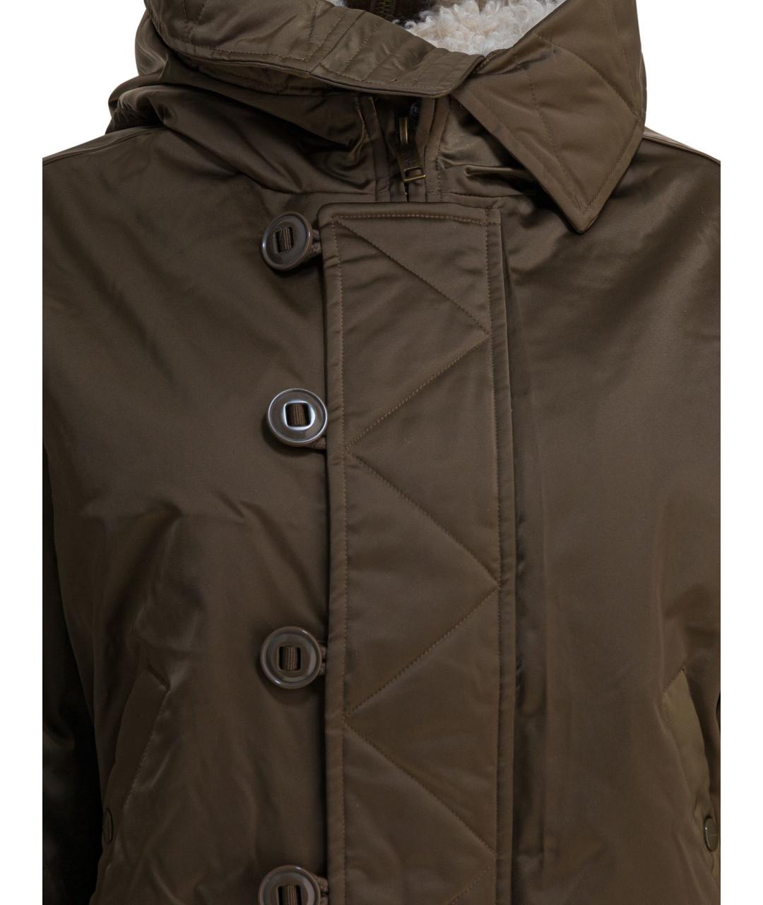 ISABEL MARANT ETOILE Коричневая полиэстеровая куртка, фото 3