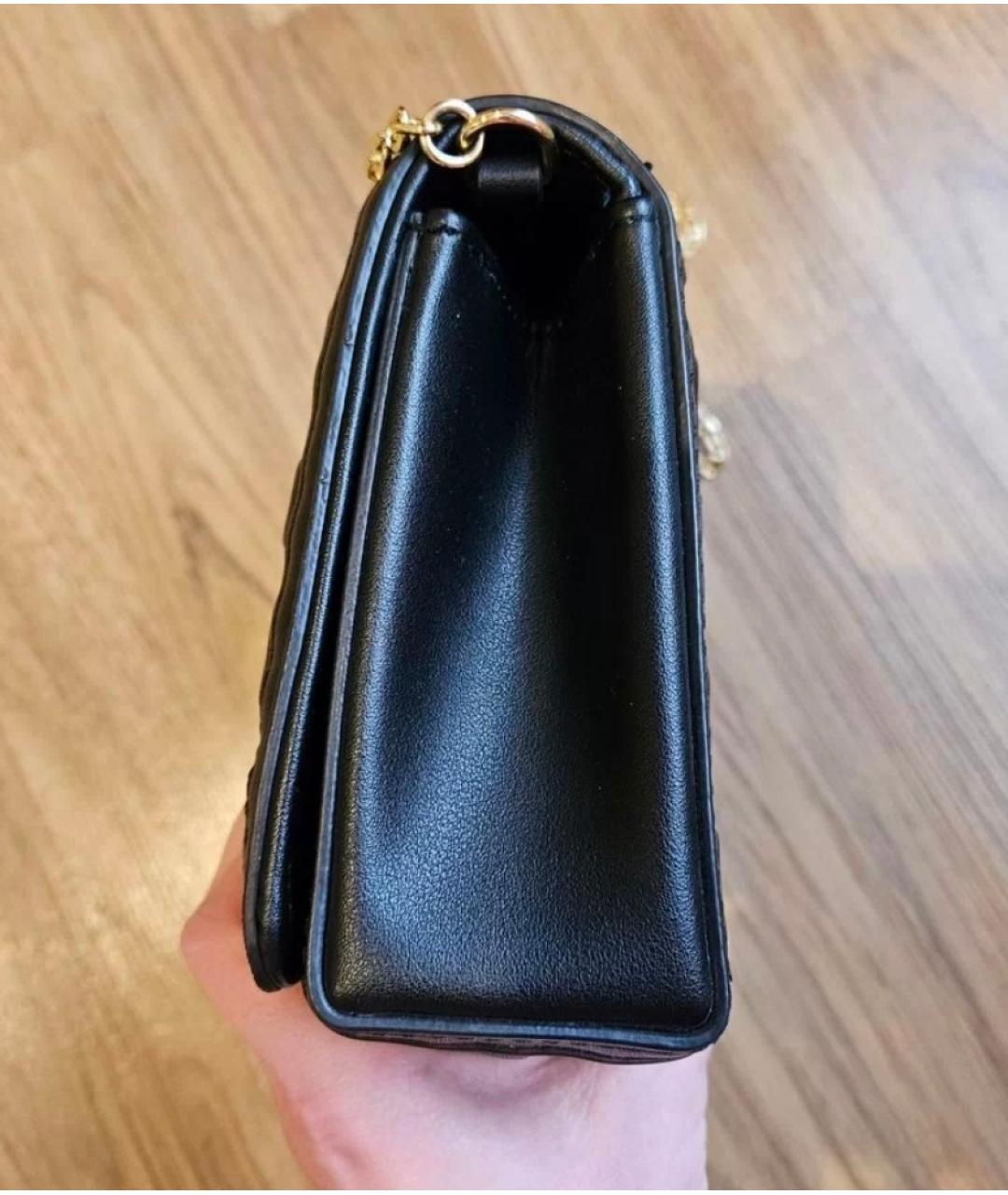 LOVE MOSCHINO Черная сумка через плечо из искусственной кожи, фото 4