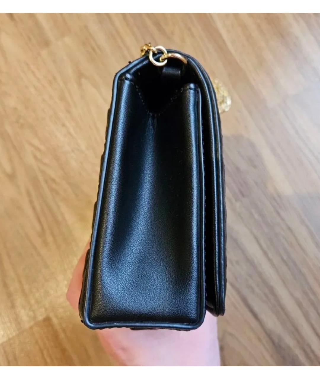 LOVE MOSCHINO Черная сумка через плечо из искусственной кожи, фото 3