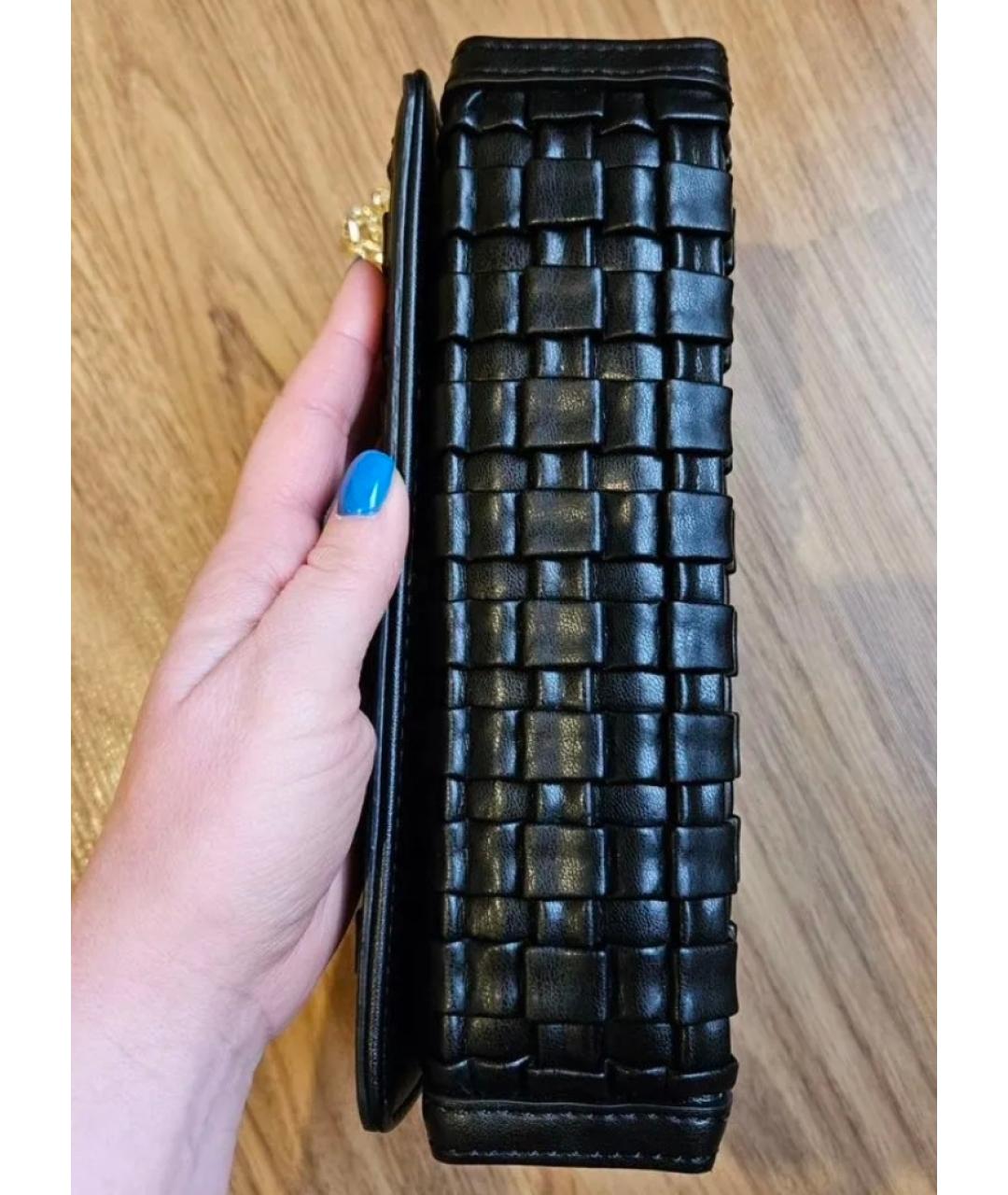 LOVE MOSCHINO Черная сумка через плечо из искусственной кожи, фото 5