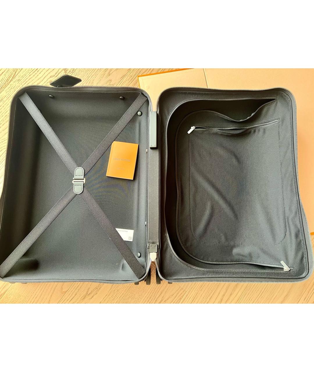 LOUIS VUITTON Серый чемодан, фото 4