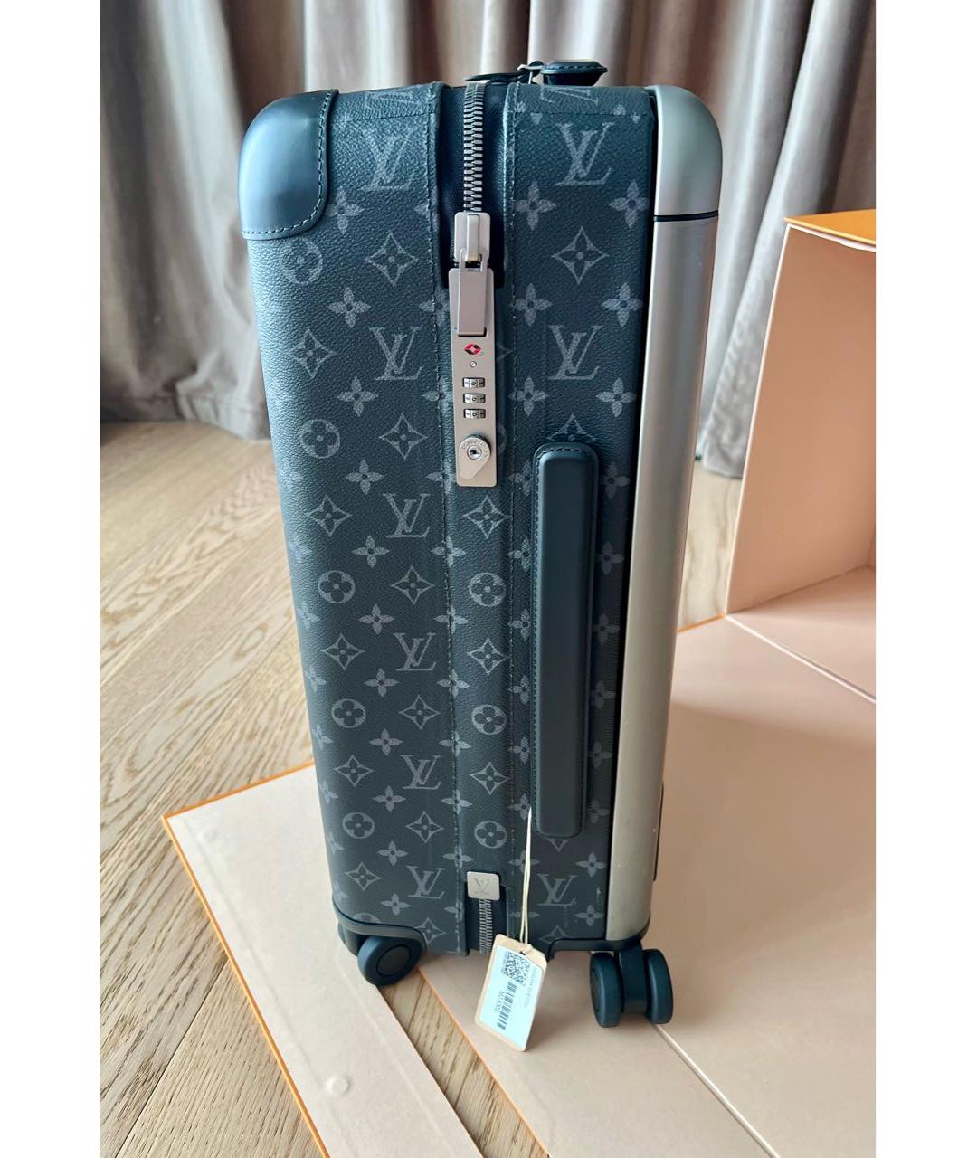 LOUIS VUITTON Серый чемодан, фото 6