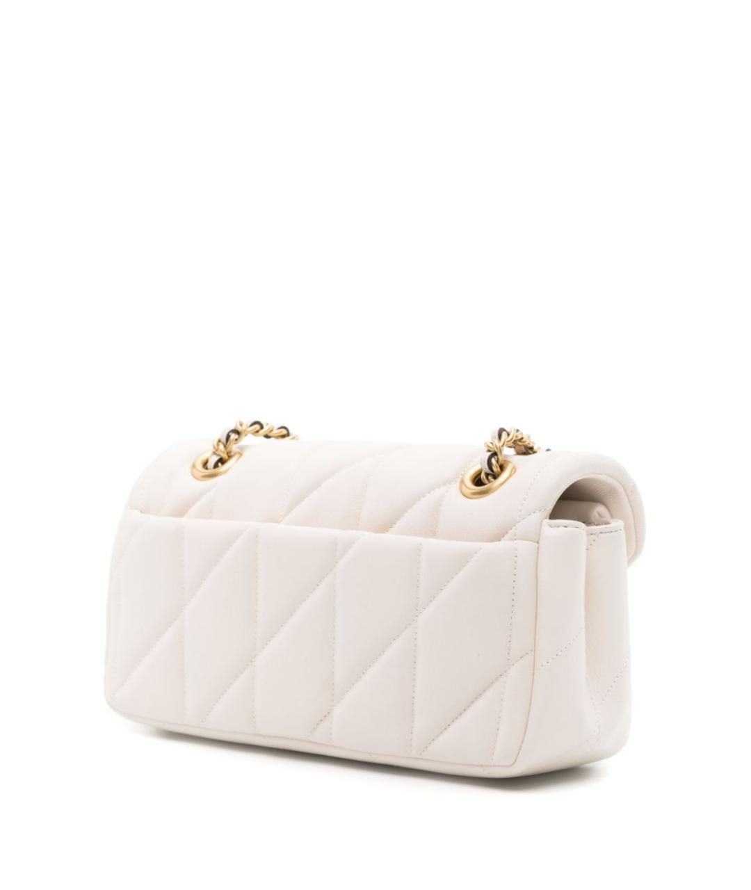 COACH Белая кожаная сумка через плечо, фото 5