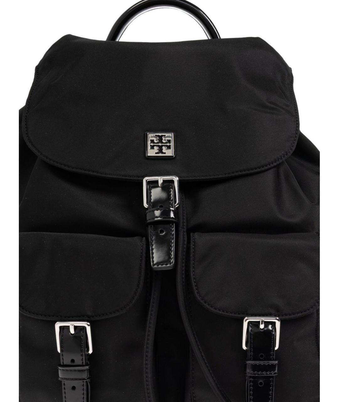 TORY BURCH Черный тканевый рюкзак, фото 6