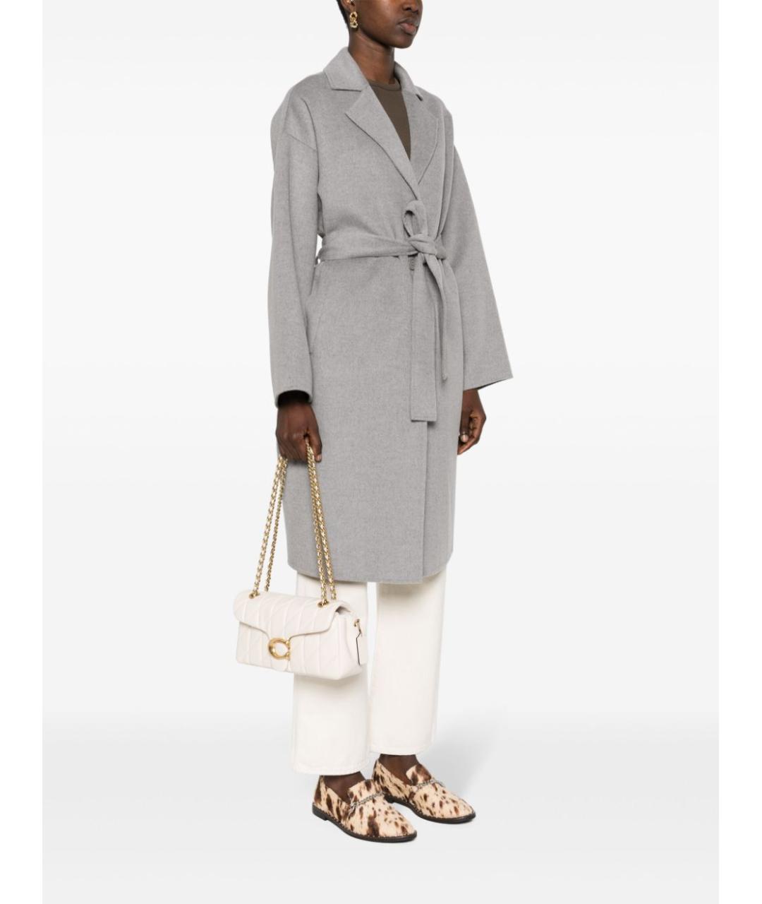 COACH Белая кожаная сумка через плечо, фото 4