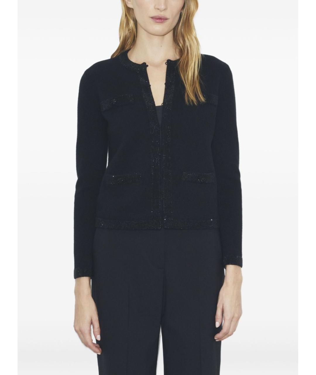 TORY BURCH Черный шерстяной кардиган, фото 2