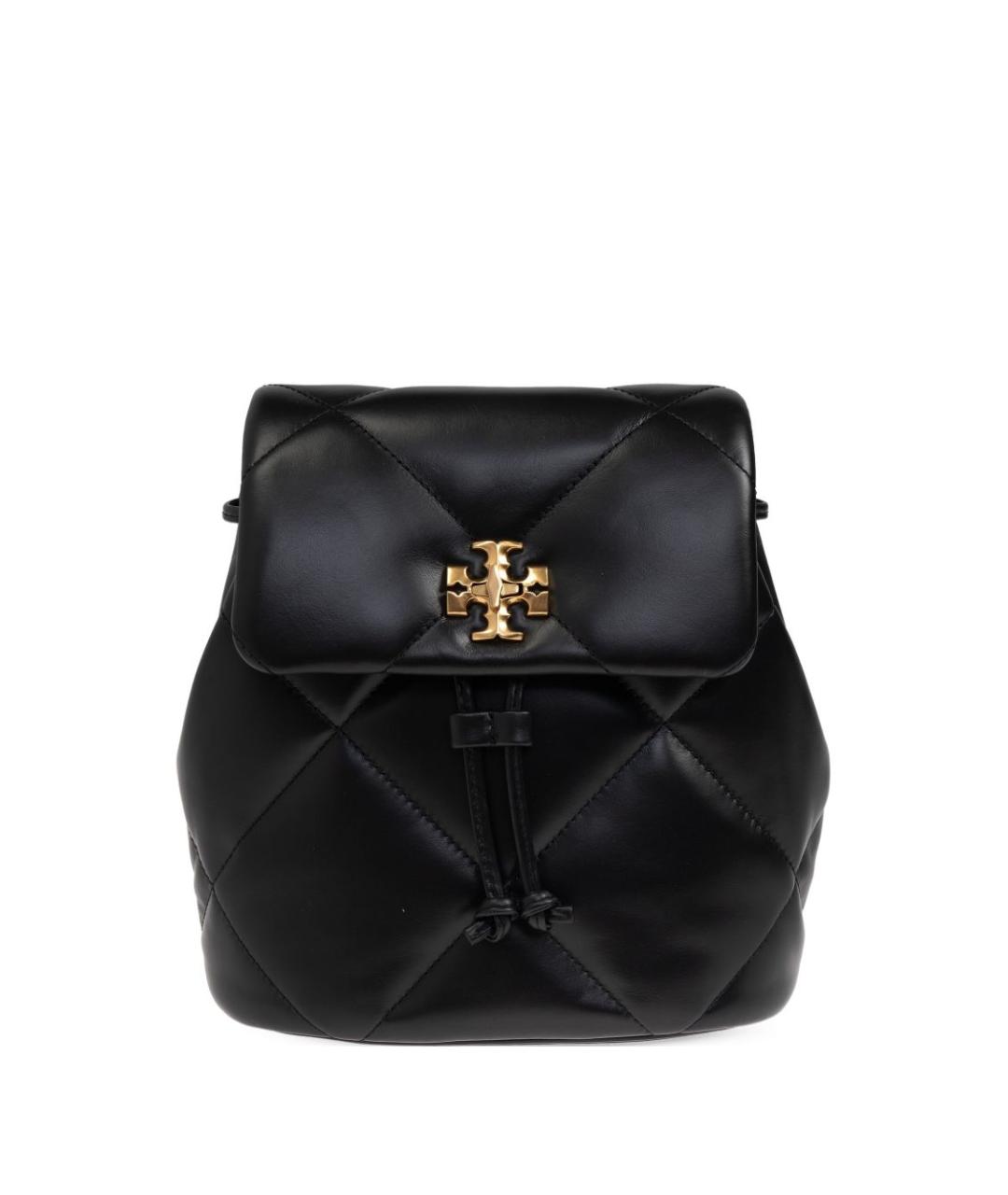 TORY BURCH Черный кожаный рюкзак, фото 1