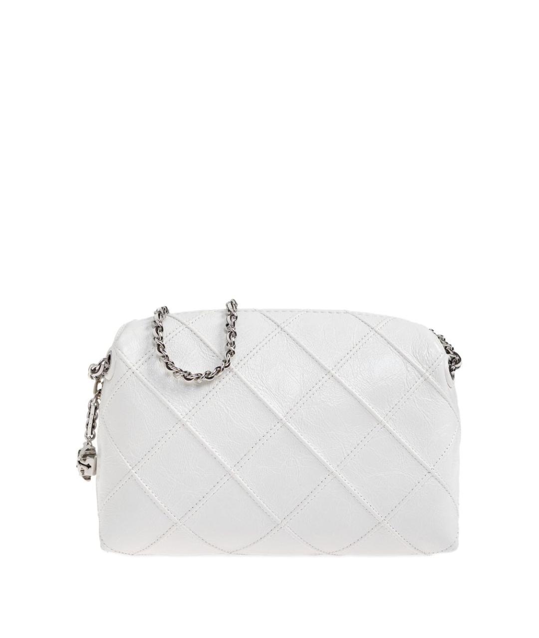 TORY BURCH Белая кожаная сумка через плечо, фото 1