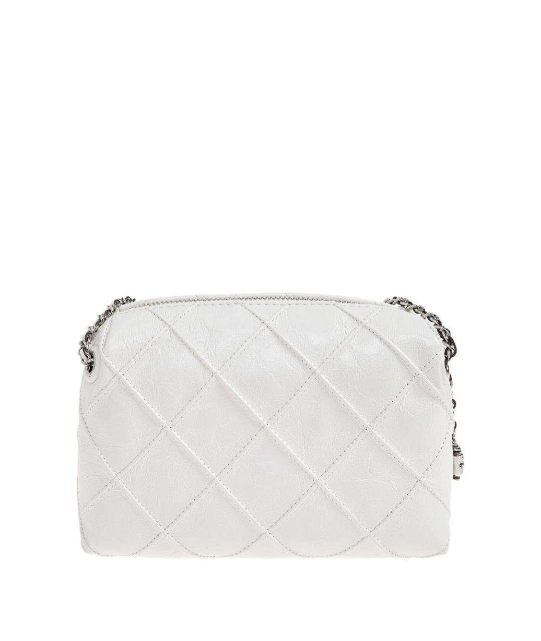 TORY BURCH Белая кожаная сумка через плечо, фото 3